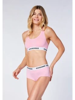 Chiemsee 3er-Set: Slips In Rosa/ Schwarz/ Weiß -Chiemsee chiemsee 3er set slips in rosa schwarz weiss 6