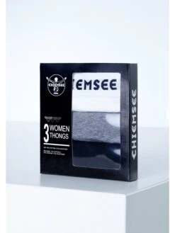 Chiemsee 3er-Set: Strings In Schwarz/ Grau/ Weiß -Chiemsee chiemsee 3er set strings in schwarz grau weiss 2