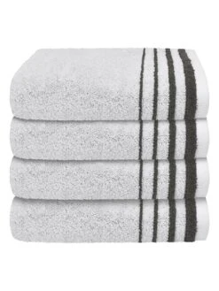 Chiemsee -Chiemsee chiemsee 4er set handtucher miami in hellgrau anthrazit 1