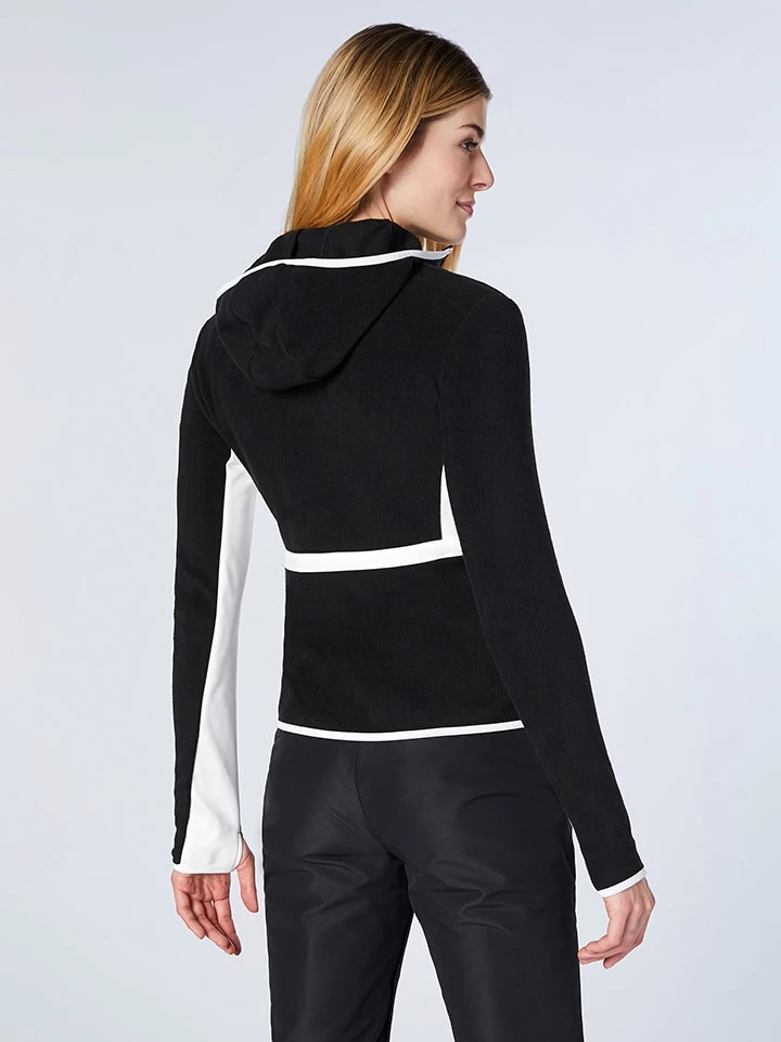 Chiemsee Fleecejacke "Calbine" In Schwarz/ Weiß 5 Chiemsee Fleecejacke "Calbine" In Schwarz/ Weiß – Bild 3