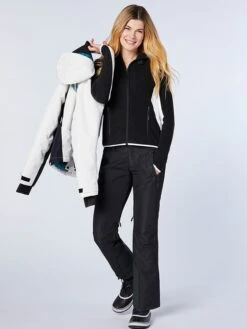 Chiemsee Fleecejacke "Calbine" In Schwarz/ Weiß 11 Chiemsee Fleecejacke "Calbine" In Schwarz/ Weiß -Chiemsee chiemsee fleecejacke calbine in schwarz weiss 4