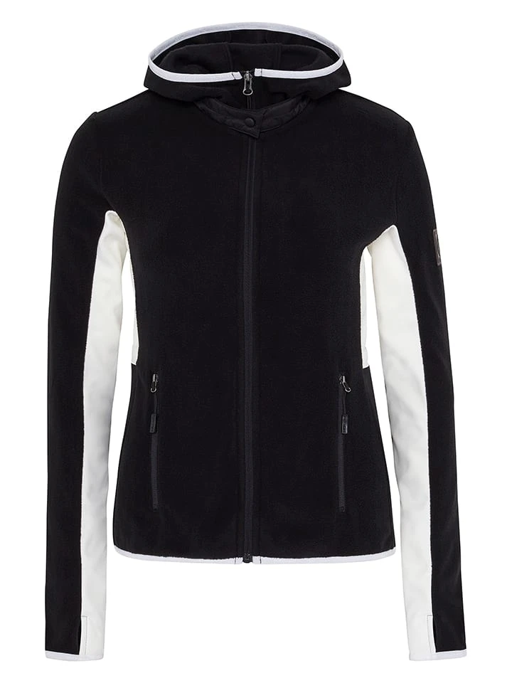 Chiemsee Fleecejacke "Calbine" In Schwarz/ Weiß 3 Chiemsee Fleecejacke "Calbine" In Schwarz/ Weiß