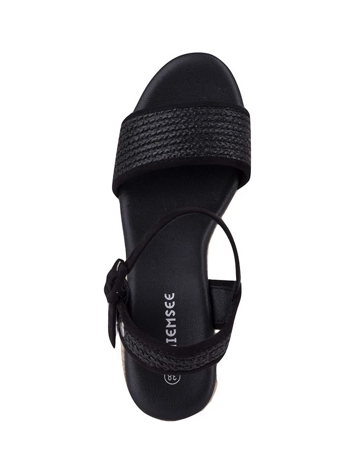Chiemsee Keilsandaletten In Schwarz 5 Chiemsee Keilsandaletten In Schwarz – Bild 3