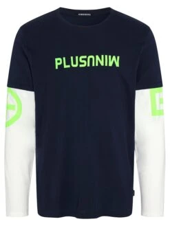 Chiemsee Longsleeve "Naalehu" In Dunkelblau/ Weiß -Chiemsee chiemsee longsleeve naalehu in dunkelblau weiss 3