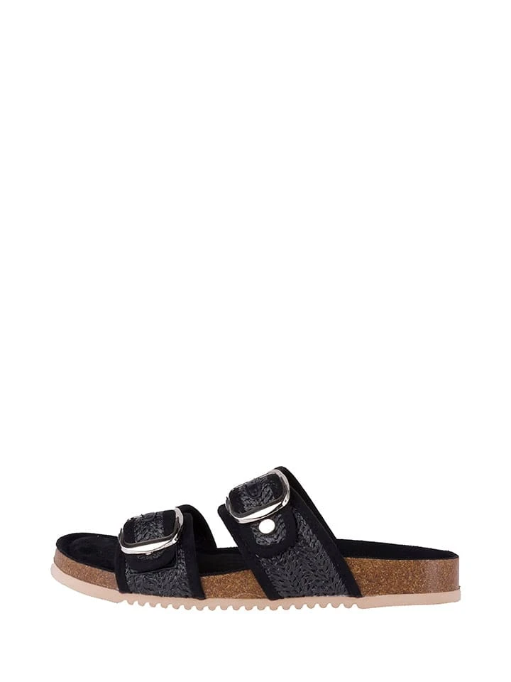 Chiemsee Pantoletten In Schwarz 4 Chiemsee Pantoletten In Schwarz – Bild 2