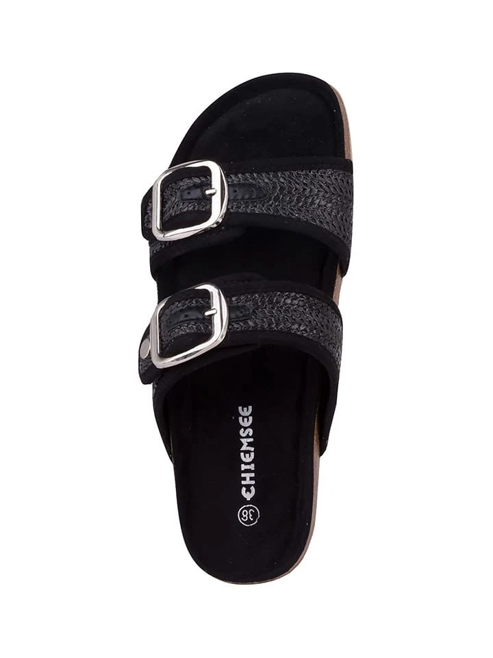Chiemsee Pantoletten In Schwarz 5 Chiemsee Pantoletten In Schwarz – Bild 3