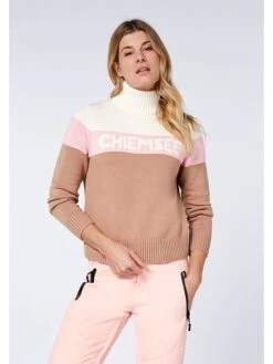 Chiemsee Pullover In Hellbraun/ Creme/ Rosa 9 Chiemsee Pullover In Hellbraun/ Creme/ Rosa -Chiemsee chiemsee pullover in hellbraun creme rosa 1