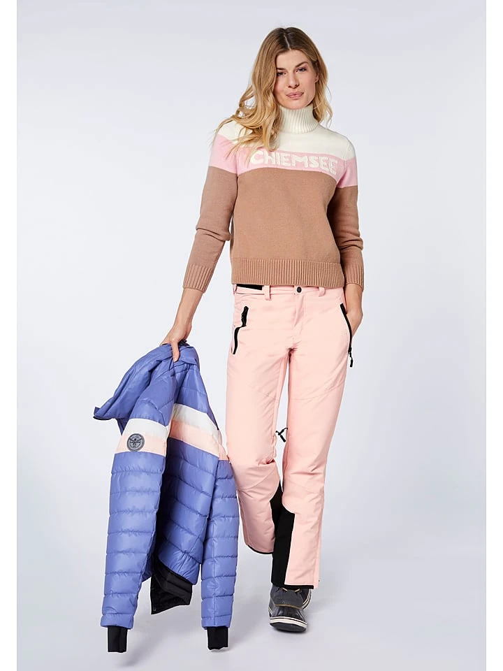 Chiemsee Pullover In Hellbraun/ Creme/ Rosa 6 Chiemsee Pullover In Hellbraun/ Creme/ Rosa – Bild 4