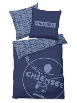 Chiemsee Renforcé-Bettwäsche-Set "Bora Bora" In Blau -Chiemsee chiemsee renforce bettwasche set bora bora in blau 2