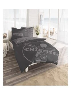 Chiemsee Renforcé-Bettwäsche-Set "Bora Bora" In Grau -Chiemsee chiemsee renforce bettwasche set bora bora in grau 3