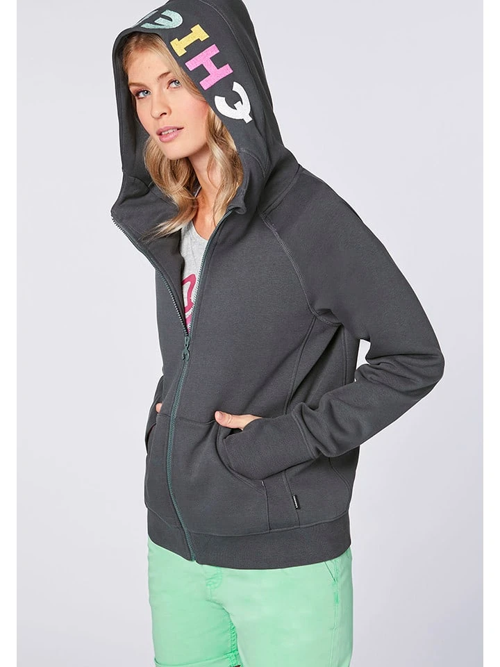 Chiemsee Sweatjacke "Punta Paloma" In Anthrazit 5 Chiemsee Sweatjacke "Punta Paloma" In Anthrazit – Bild 3