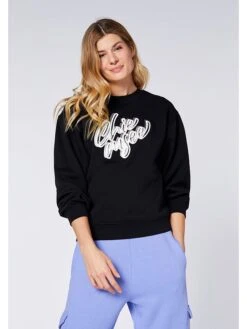 Chiemsee Sweatshirt "Chaska" In Schwarz