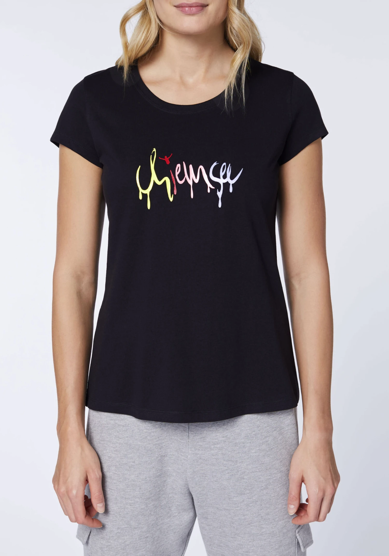 Chiemsee T-Shirt In Schwarz 7 Chiemsee T-Shirt In Schwarz – Bild 5