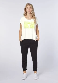 Chiemsee T-Shirt In Weiß-Gelb 11 Chiemsee T-Shirt In Weiß-Gelb -Chiemsee chiemsee t shirt in weiss gelb 2