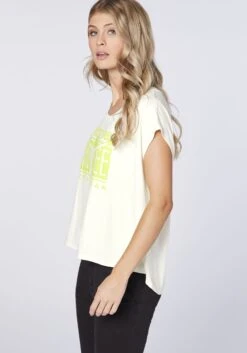 Chiemsee T-Shirt In Weiß-Gelb 12 Chiemsee T-Shirt In Weiß-Gelb -Chiemsee chiemsee t shirt in weiss gelb 3