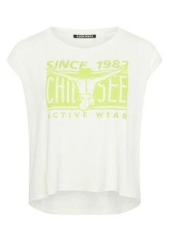 Chiemsee T-Shirt In Weiß-Gelb 14 Chiemsee T-Shirt In Weiß-Gelb -Chiemsee chiemsee t shirt in weiss gelb 5