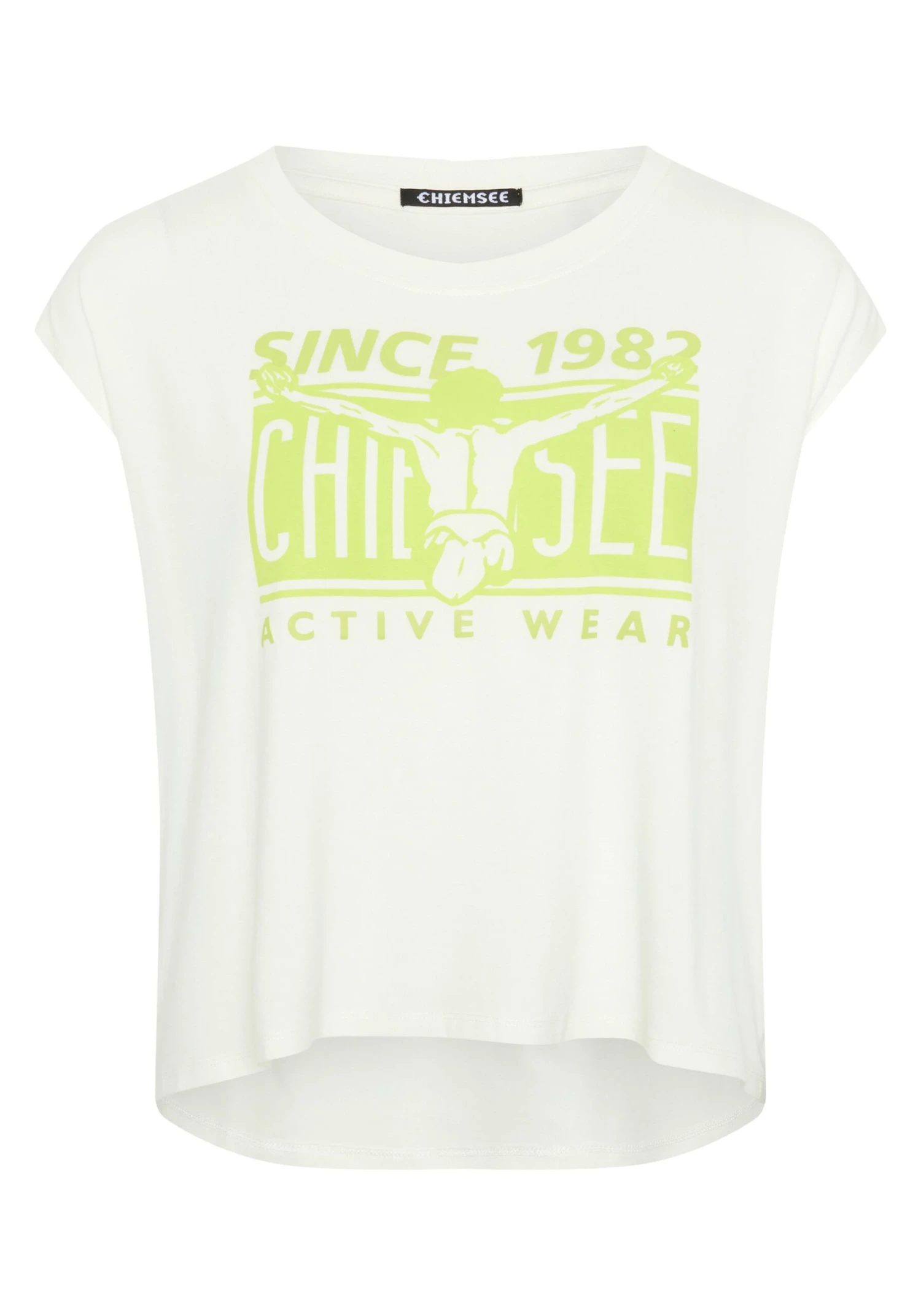 Chiemsee T-Shirt In Weiß-Gelb 8 Chiemsee T-Shirt In Weiß-Gelb – Bild 6