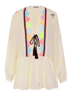 Chiemsee Tunika "Molokai" In Beige/ Bunt