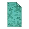 Chiemsee Velours Strandtuch Oahu In Mint Und Smaragd